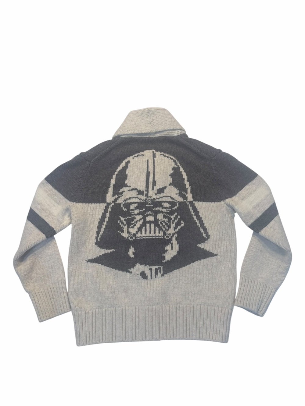 Star Wars X GAP Darth Vader Light and Dark Gray Cardigan Sweater